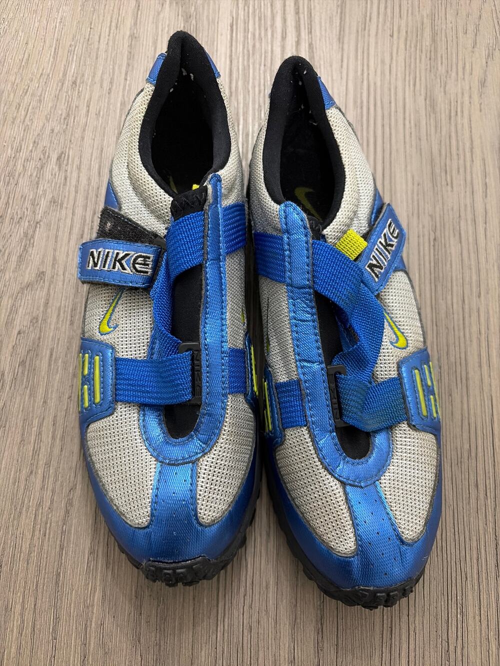 Vintage Nike Women’s Cycling Shoes Blue Gray Size 7.5